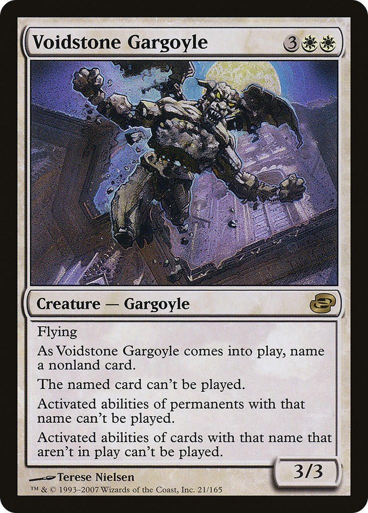 Magic: The Gathering - Voidstone Gargoyle - Planar Chaos