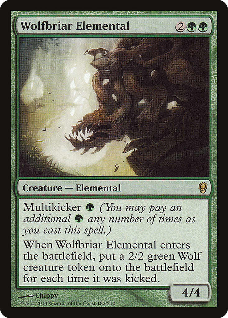 Magic: The Gathering - Wolfbriar Elemental - Conspiracy