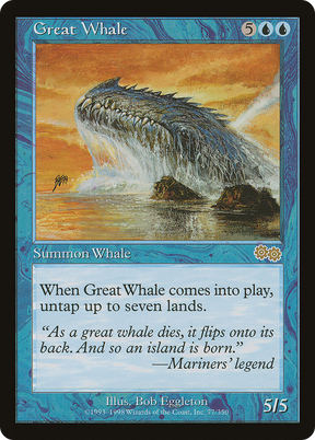 Magic: The Gathering - Great Whale - Urza's Saga