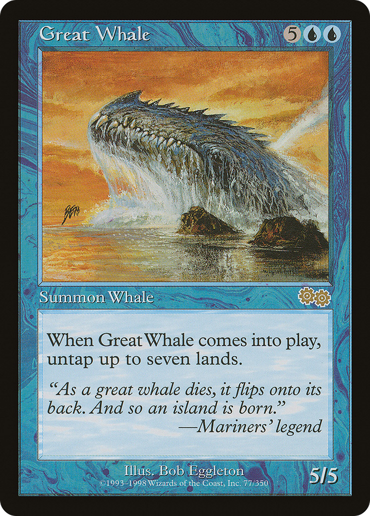 Magic: The Gathering - Great Whale - Urza's Saga