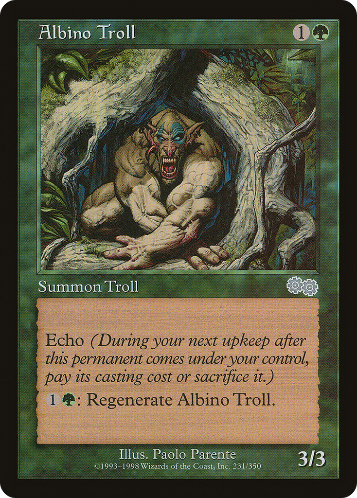 Magic: The Gathering - Albino Troll - Urza's Saga