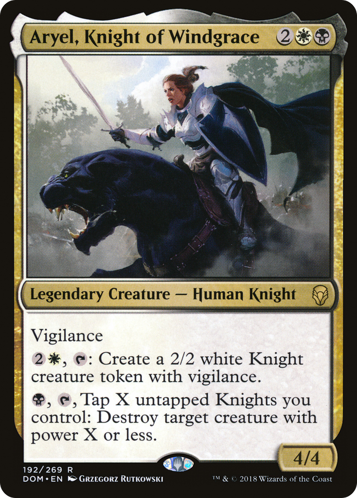 Magic: The Gathering - Aryel, Knight of Windgrace - Dominaria