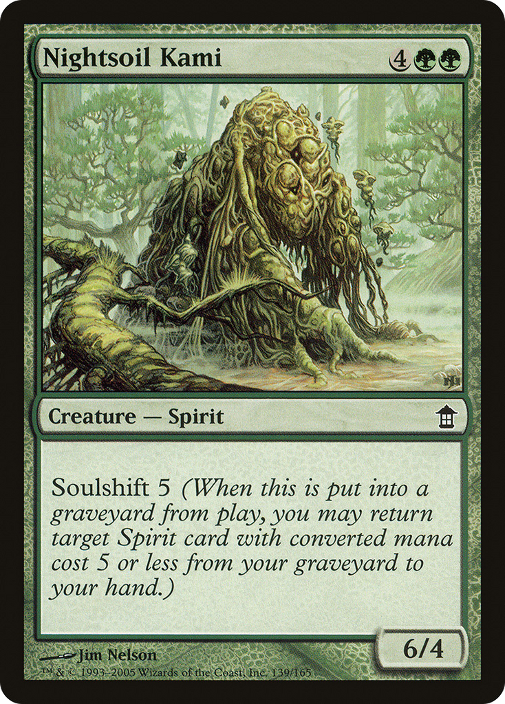 Magic: The Gathering - Nightsoil Kami - Saviors of Kamigawa