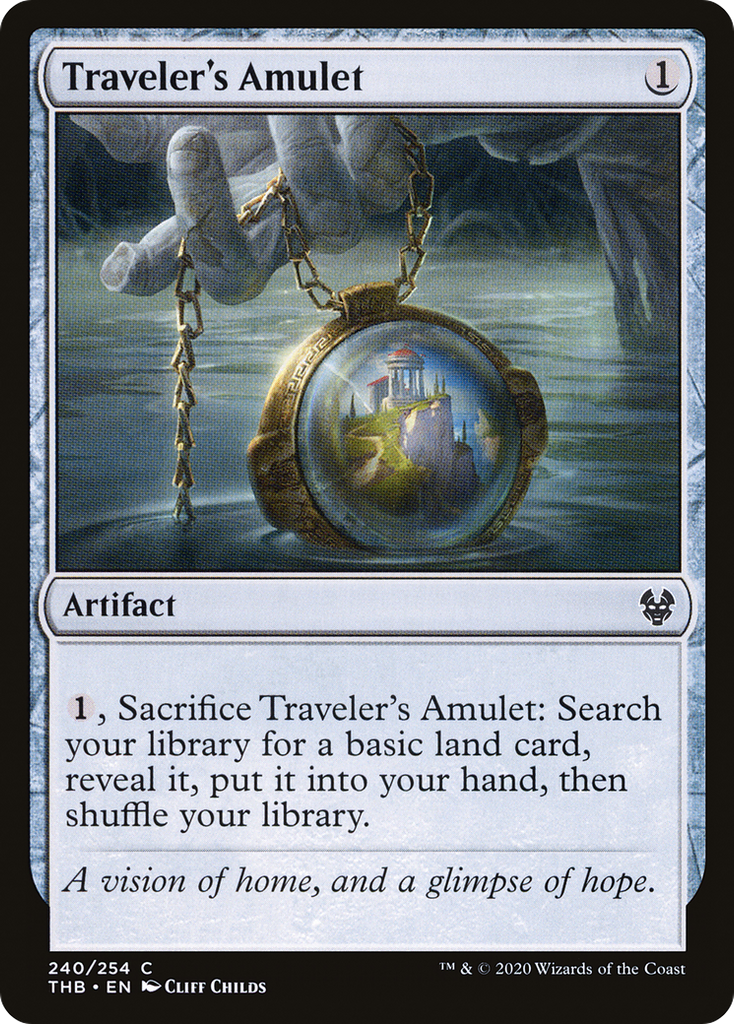 Magic: The Gathering - Traveler's Amulet Foil - Theros Beyond Death