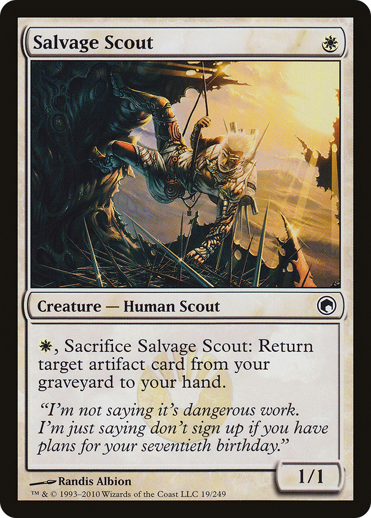 Magic: The Gathering - Salvage Scout - Scars of Mirrodin