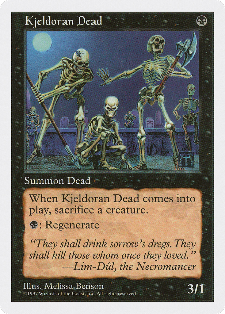 Magic: The Gathering - Kjeldoran Dead - Fifth Edition