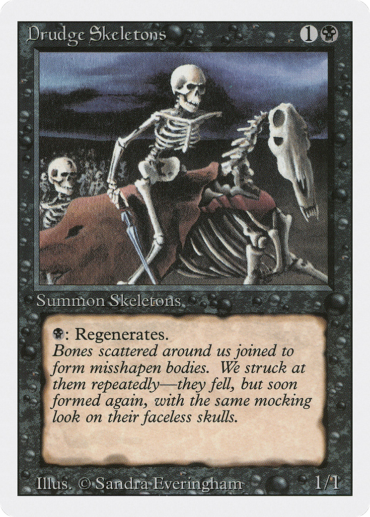 Magic: The Gathering - Drudge Skeletons - Revised Edition