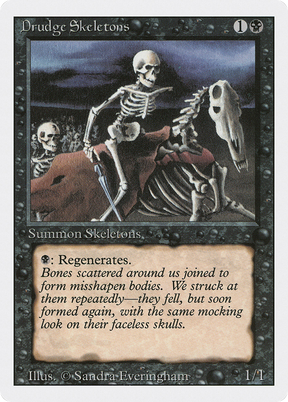 Magic: The Gathering - Drudge Skeletons - Revised Edition