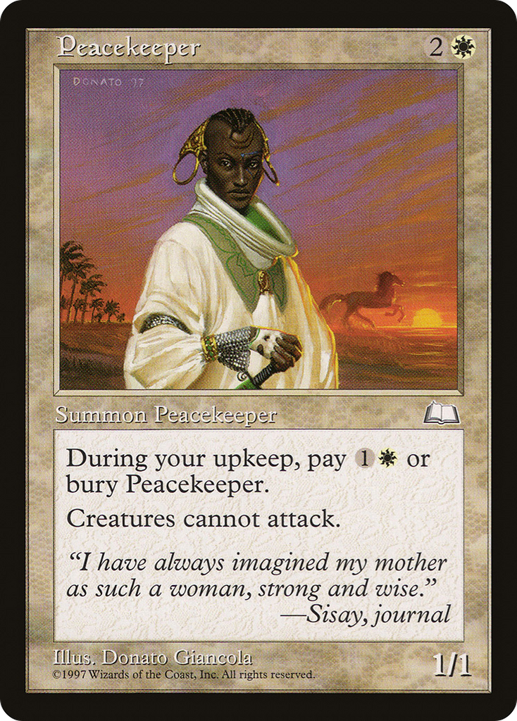 Magic: The Gathering - Peacekeeper - Weatherlight