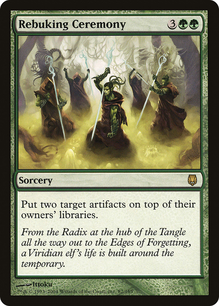 Magic: The Gathering - Rebuking Ceremony - Darksteel