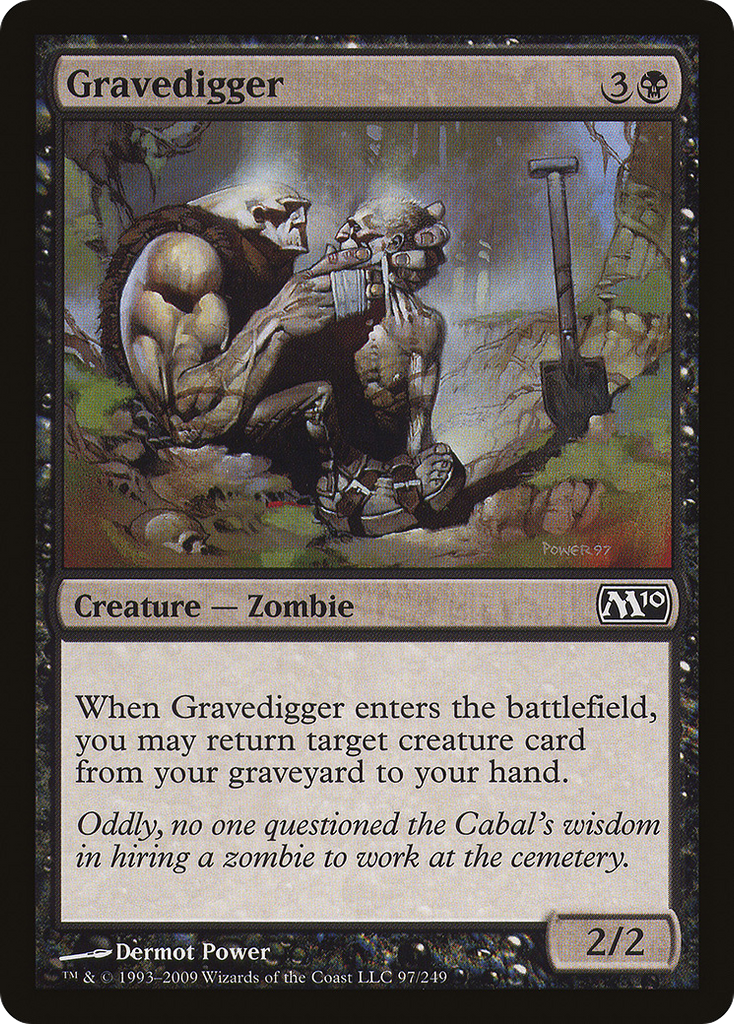 Magic: The Gathering - Gravedigger - Magic 2010