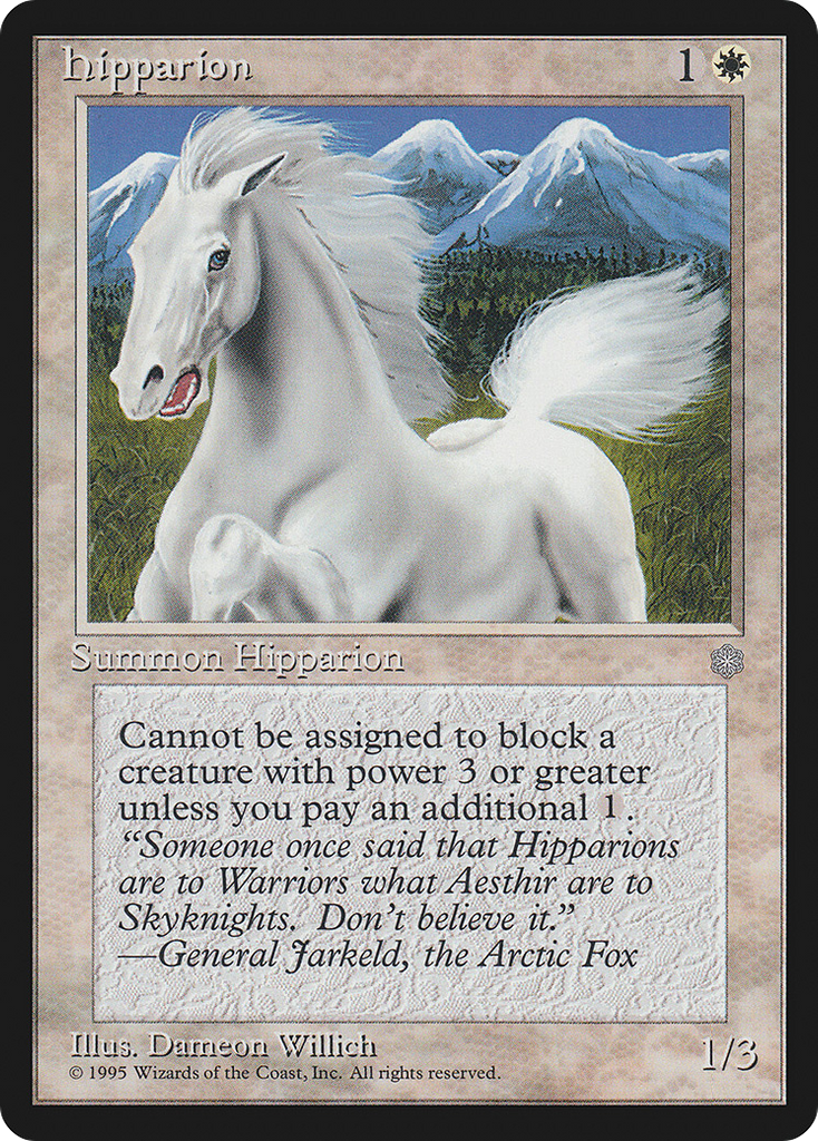 Magic: The Gathering - Hipparion - Ice Age