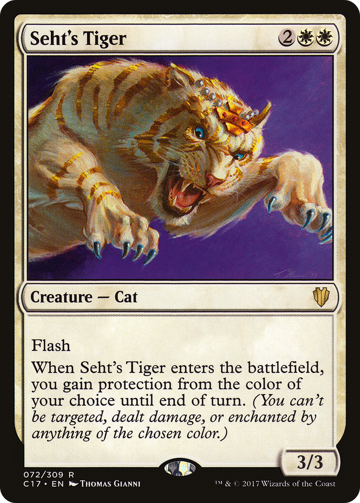 Magic: The Gathering - Seht's Tiger - Commander 2017