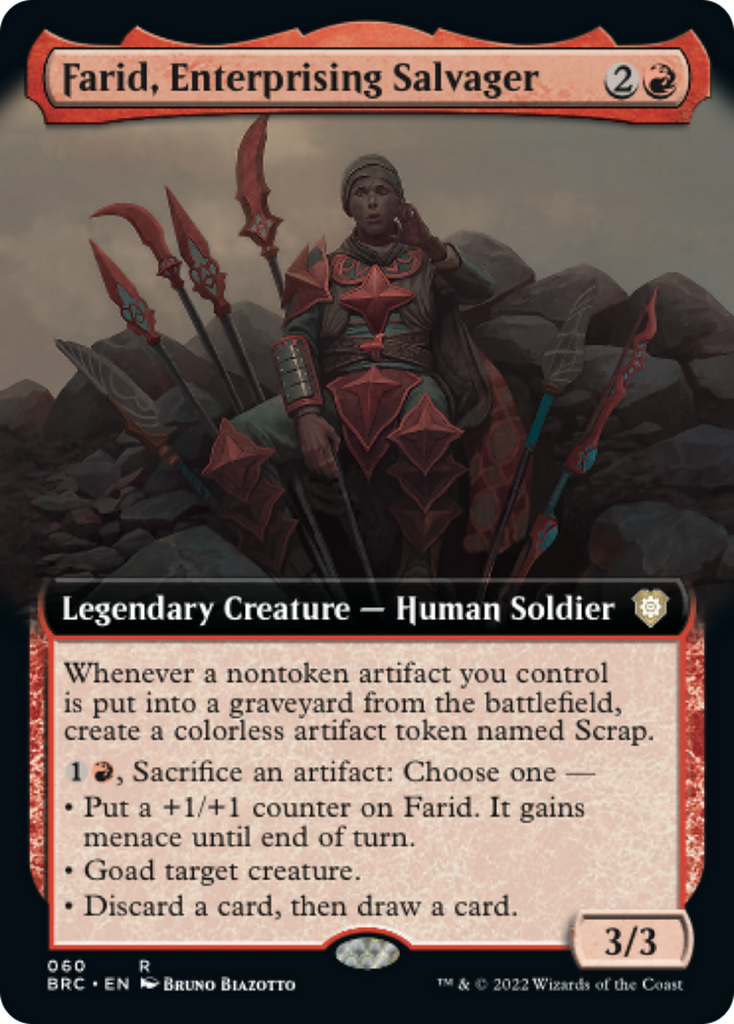 Magic: The Gathering - Farid, Enterprising Salvager Foil - The Brothers' War Commander