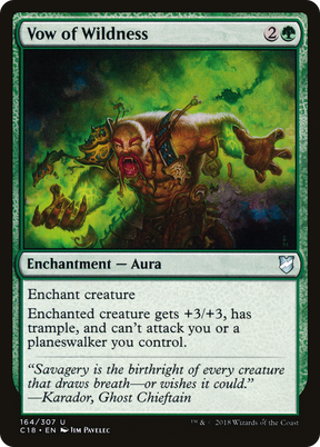 Magic: The Gathering - Vow of Wildness - Commander 2018