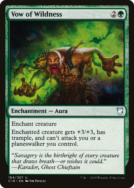 Magic: The Gathering - Vow of Wildness - Commander 2018