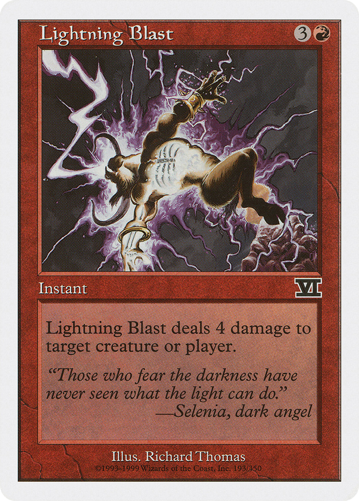 Magic: The Gathering - Lightning Blast - Classic Sixth Edition