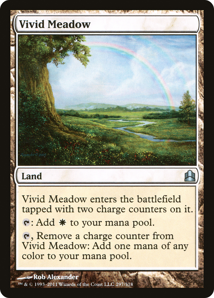 Magic: The Gathering - Vivid Meadow - Commander 2011