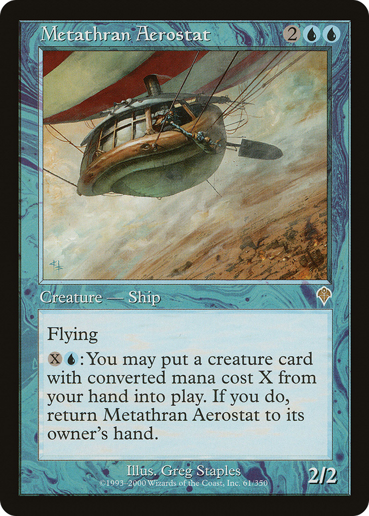Magic: The Gathering - Metathran Aerostat - Invasion
