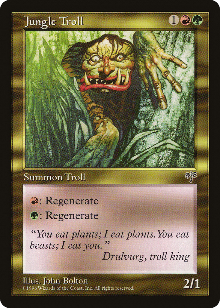 Magic: The Gathering - Jungle Troll - Mirage