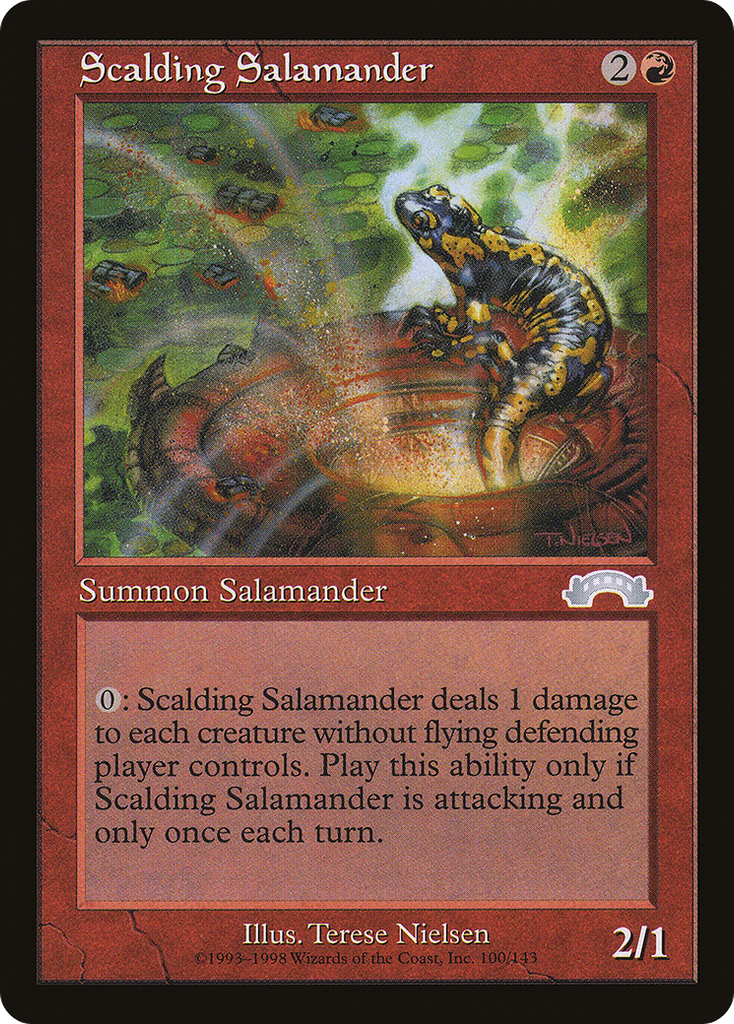 Magic: The Gathering - Scalding Salamander - Exodus