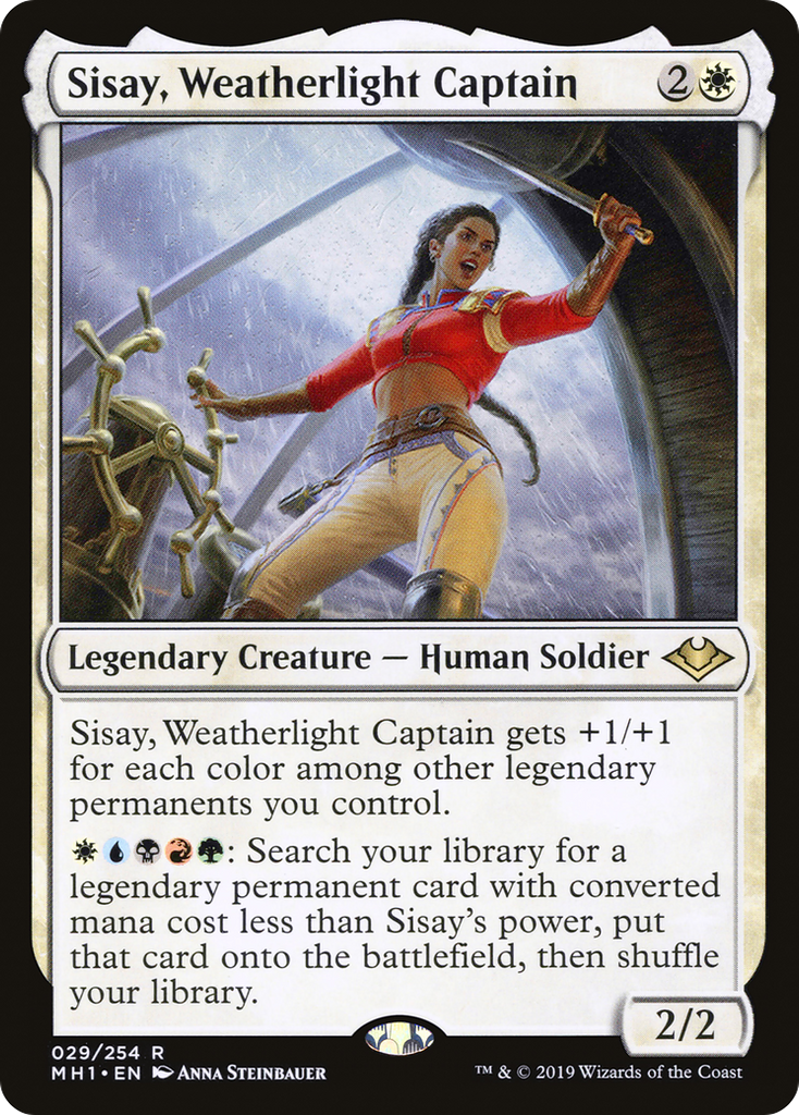 Magic: The Gathering - Sisay, Weatherlight Captain Foil - Modern Horizons