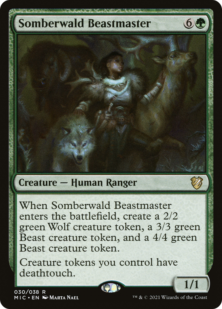 Magic: The Gathering - Somberwald Beastmaster - Midnight Hunt Commander