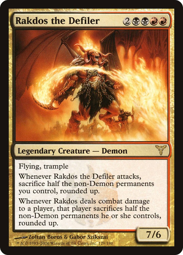 Magic: The Gathering - Rakdos the Defiler - Dissension