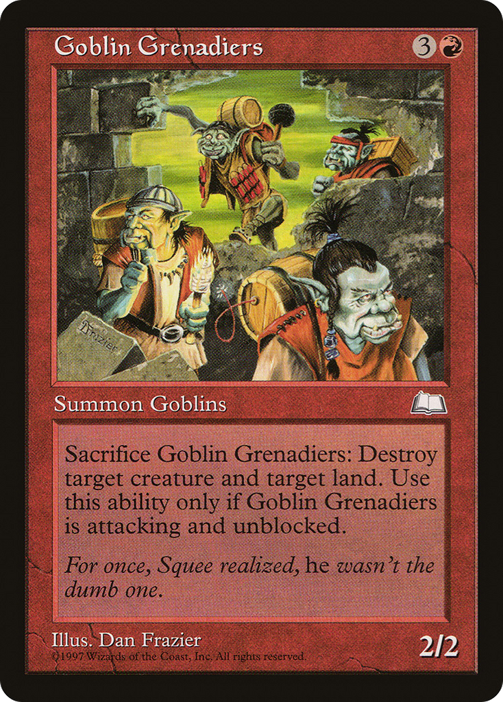Magic: The Gathering - Goblin Grenadiers - Weatherlight