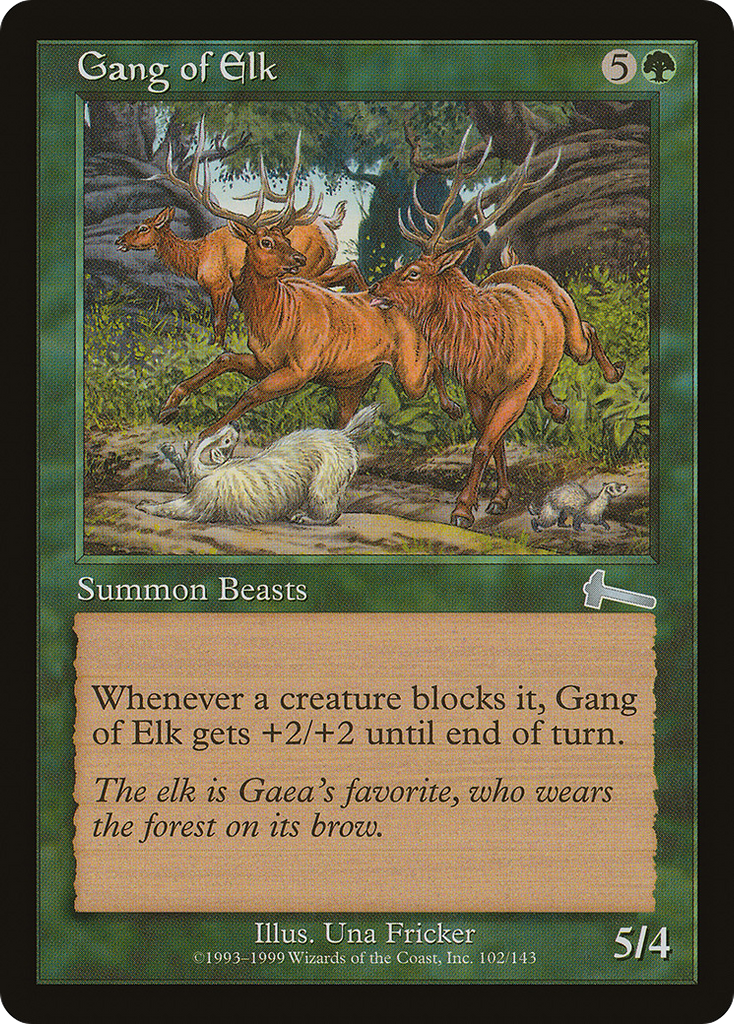 Magic: The Gathering - Gang of Elk - Urza's Legacy