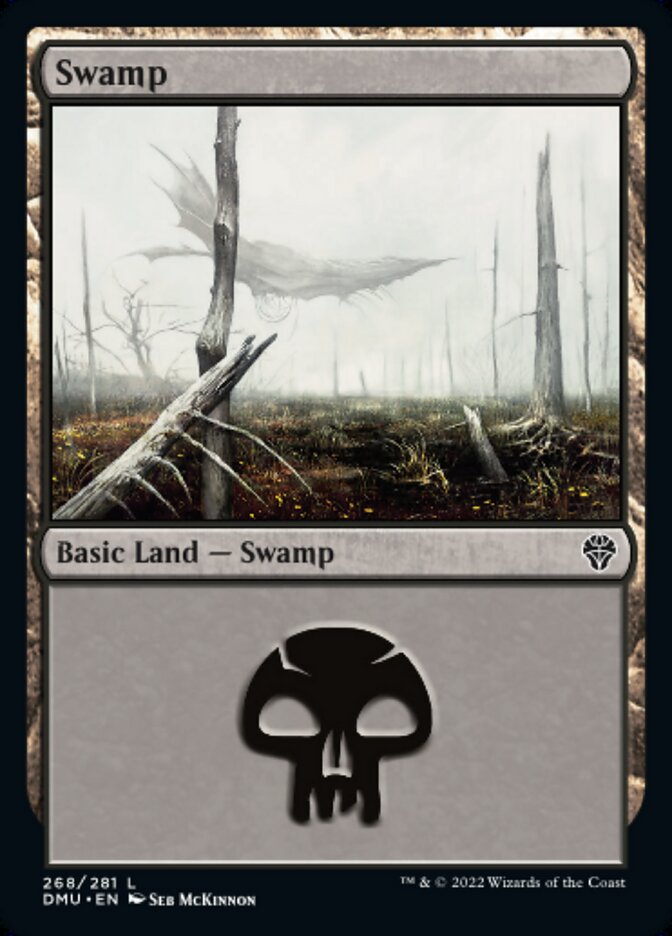 Magic the Gathering - Swamp #268 Foil - Dominaria United