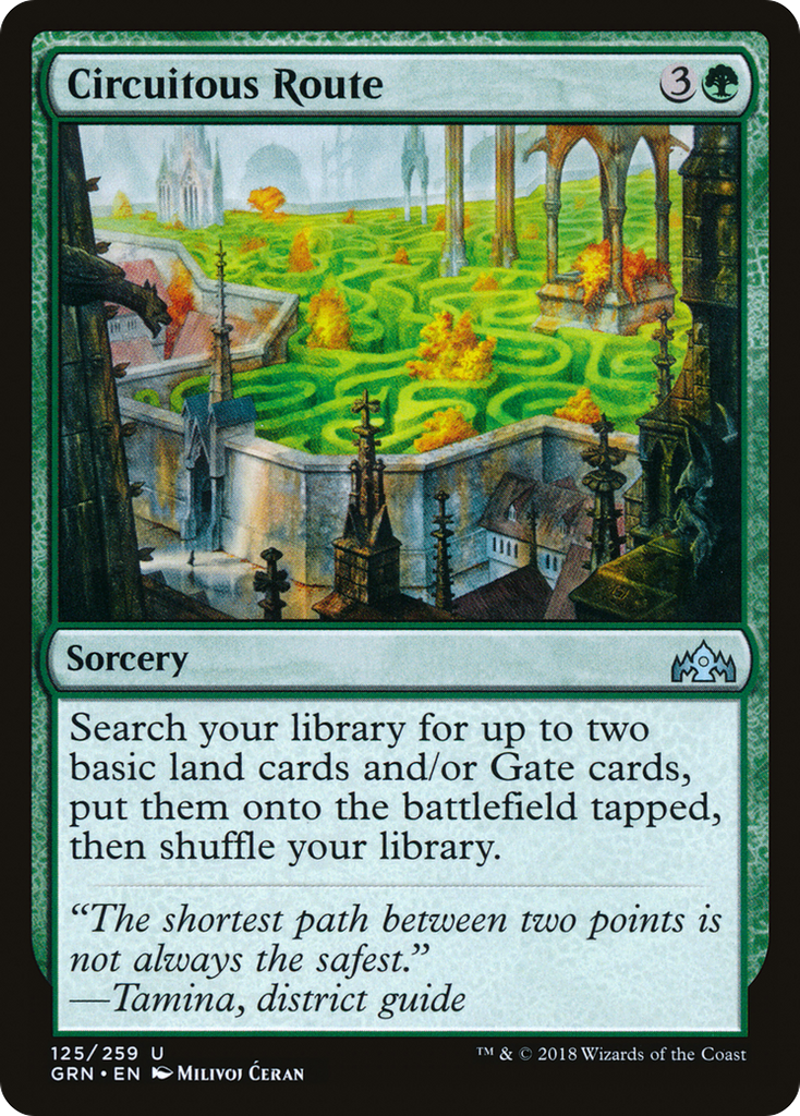 Magic: The Gathering - Circuitous Route - Guilds of Ravnica
