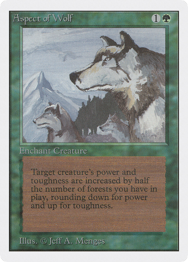 Magic: The Gathering - Aspect of Wolf - Unlimited Edition