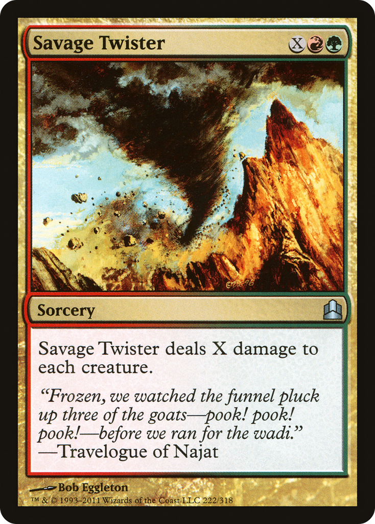 Magic: The Gathering - Savage Twister - Commander 2011