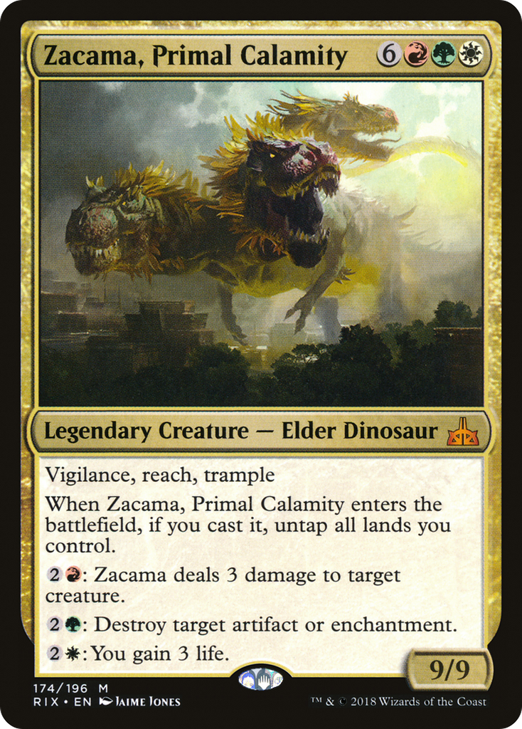 Magic: The Gathering - Zacama, Primal Calamity - Rivals of Ixalan