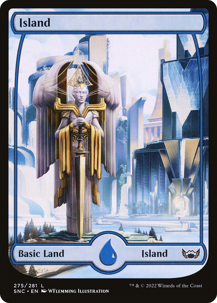 Magic: The Gathering - Island #275 Foil - Streets of New Capenna