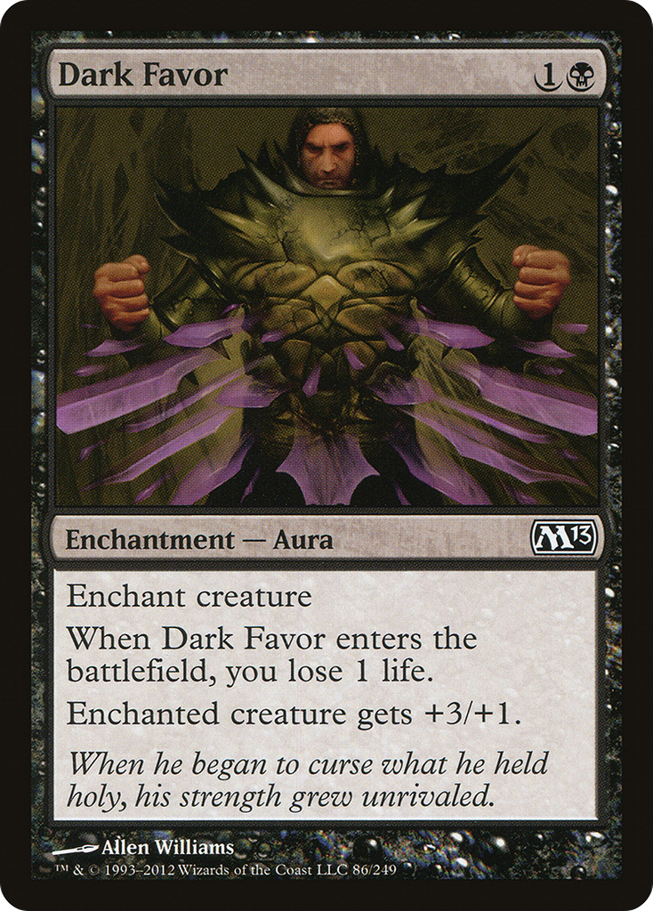 Magic: The Gathering - Dark Favor - Magic 2013