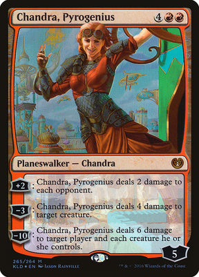 Magic the Gathering - Chandra, Pyrogenius Foil - Kaladesh