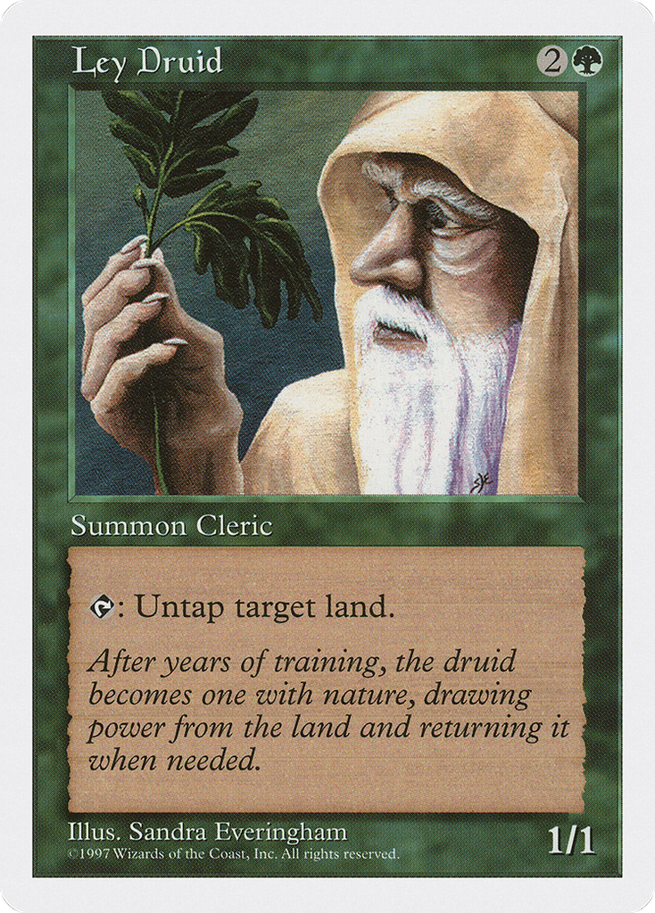 Magic: The Gathering - Ley Druid - Fifth Edition