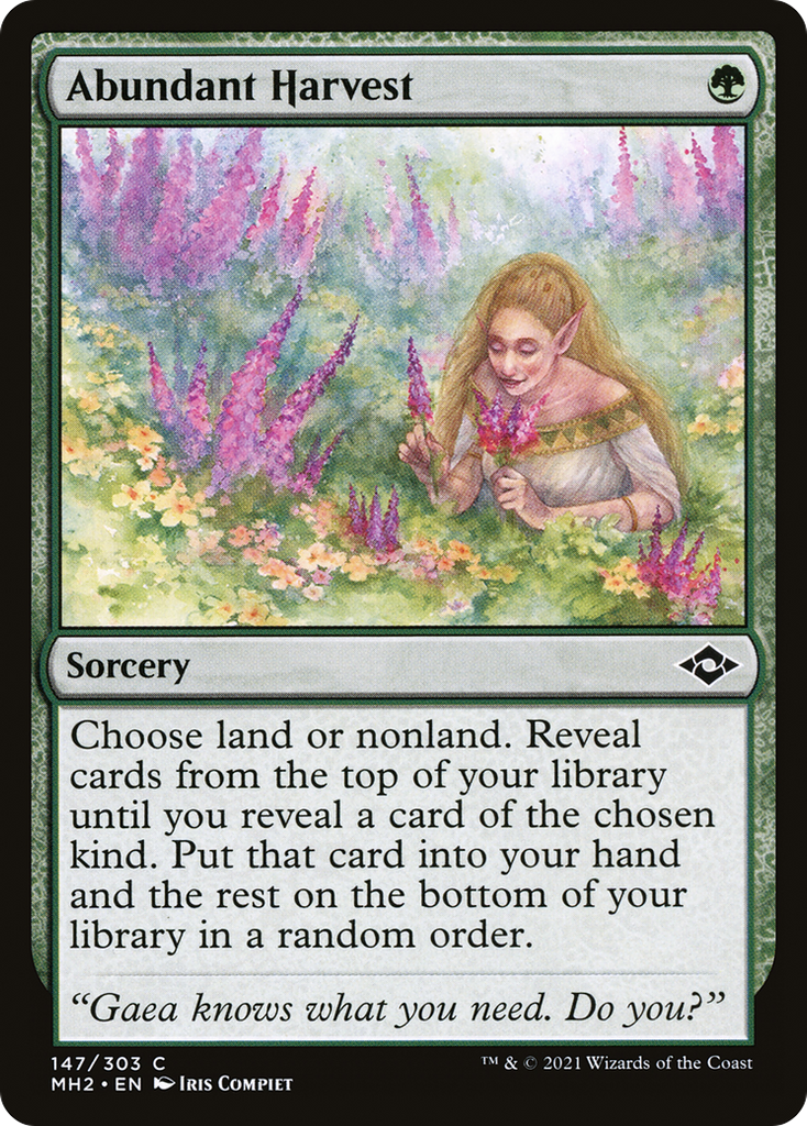 Magic: The Gathering - Abundant Harvest Foil - Modern Horizons 2