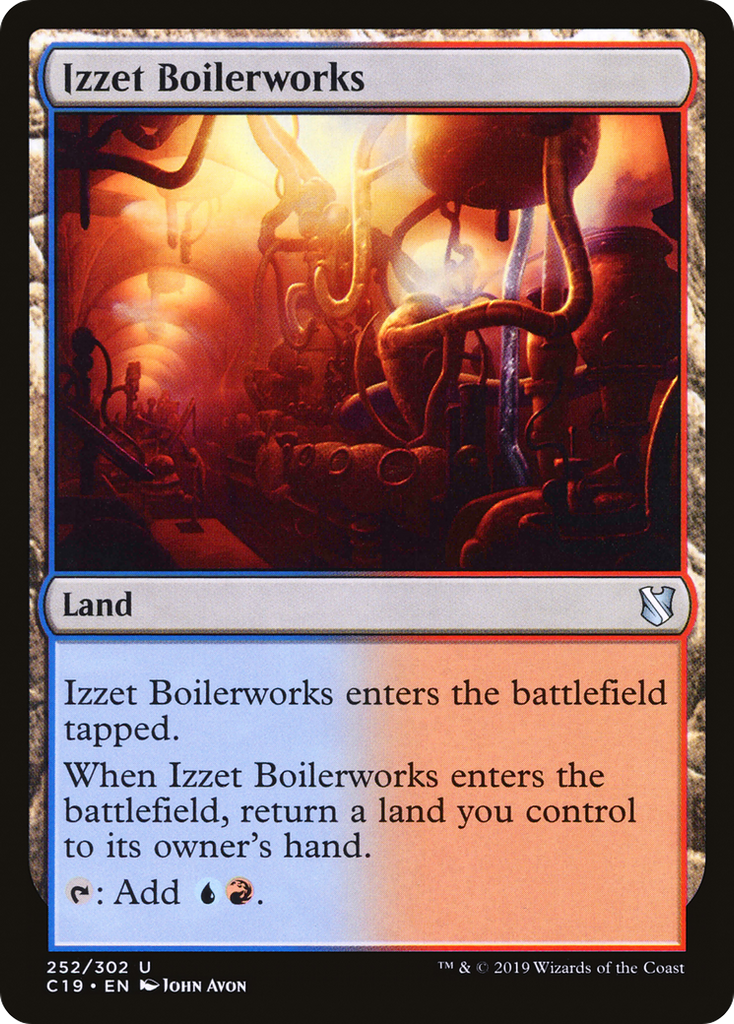 Magic: The Gathering - Izzet Boilerworks - Commander 2019