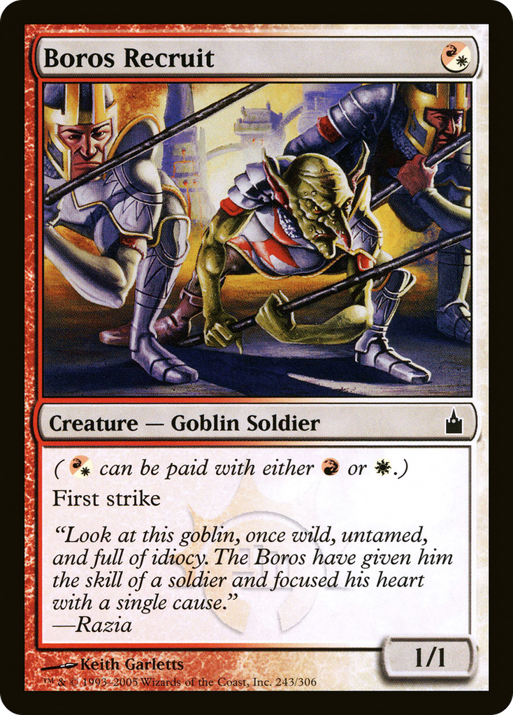 Magic: The Gathering - Boros Recruit - Ravnica: City of Guilds