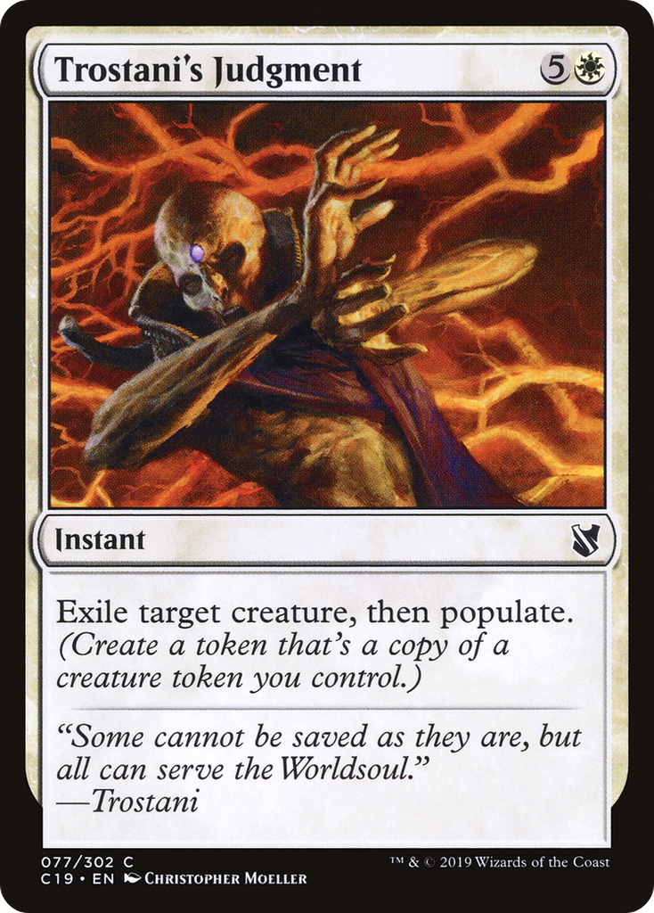 Magic: The Gathering - Trostani's Judgment - Commander 2019