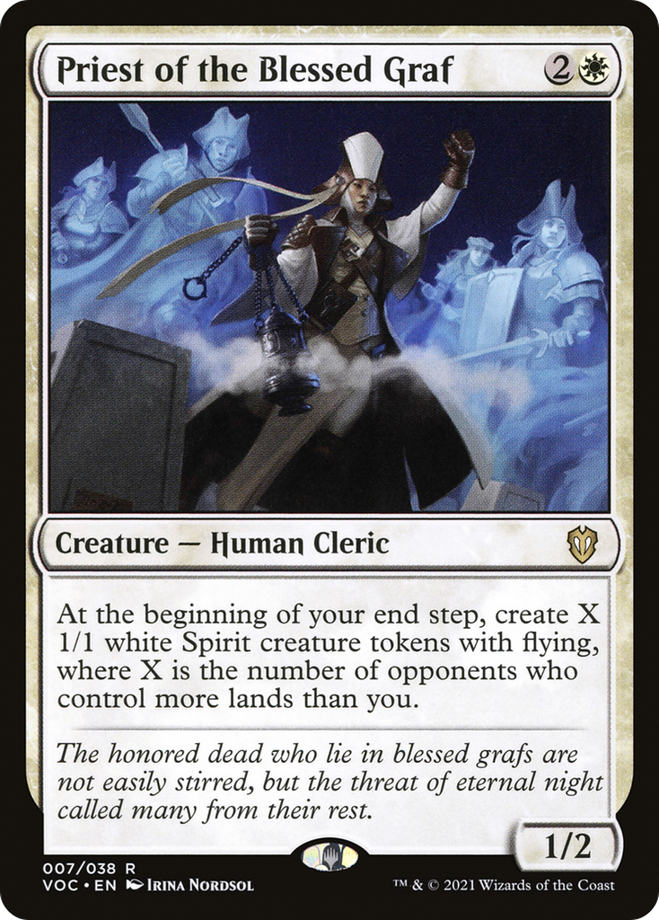 Magic: The Gathering - Priest of the Blessed Graf - Crimson Vow Commander