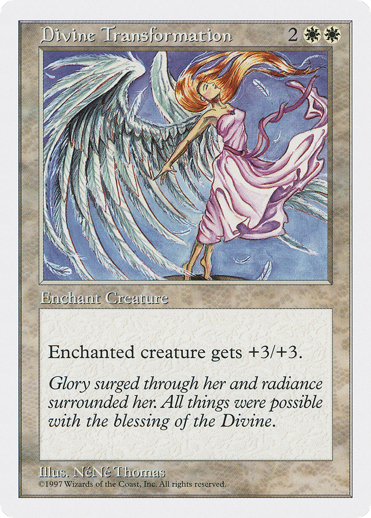 Magic: The Gathering - Divine Transformation - Fifth Edition
