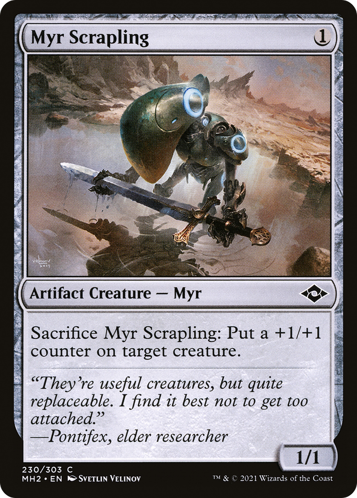 Magic: The Gathering - Myr Scrapling Foil - Modern Horizons 2