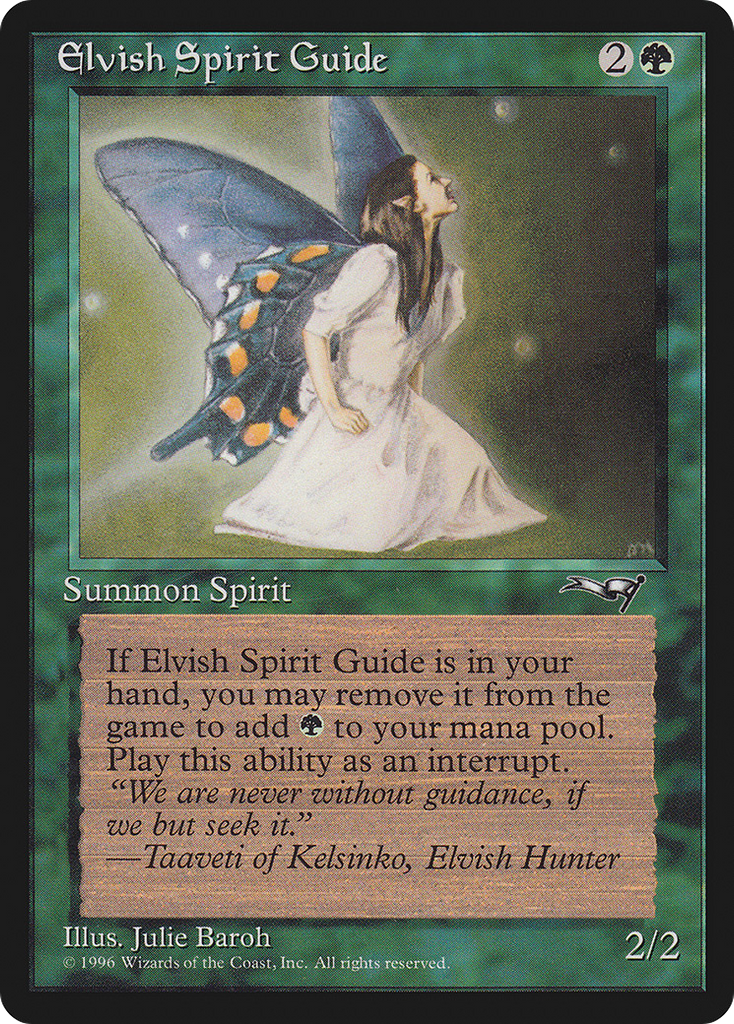 Magic: The Gathering - Elvish Spirit Guide - Alliances