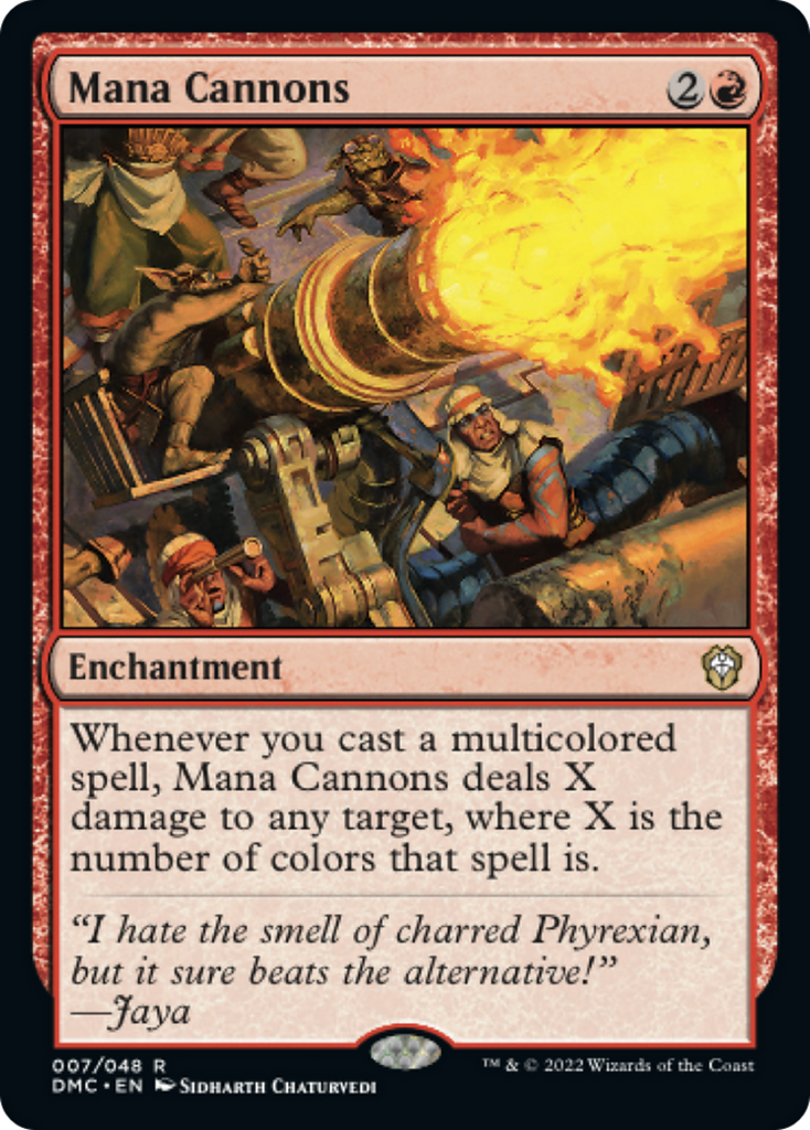 Magic: The Gathering - Mana Cannons Foil - Dominaria United Commander