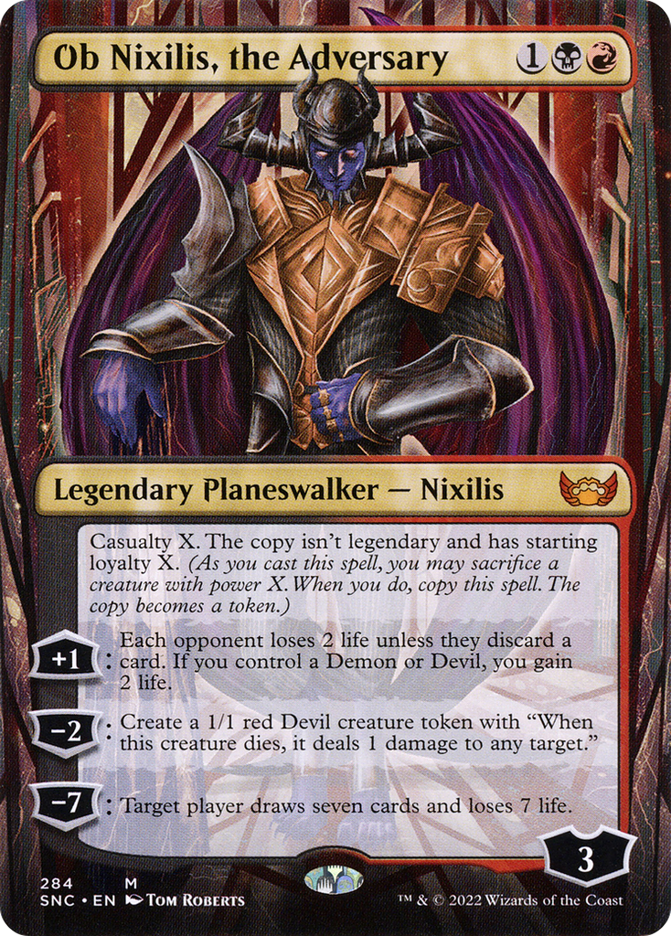 Magic: The Gathering - Ob Nixilis, the Adversary - Streets of New Capenna