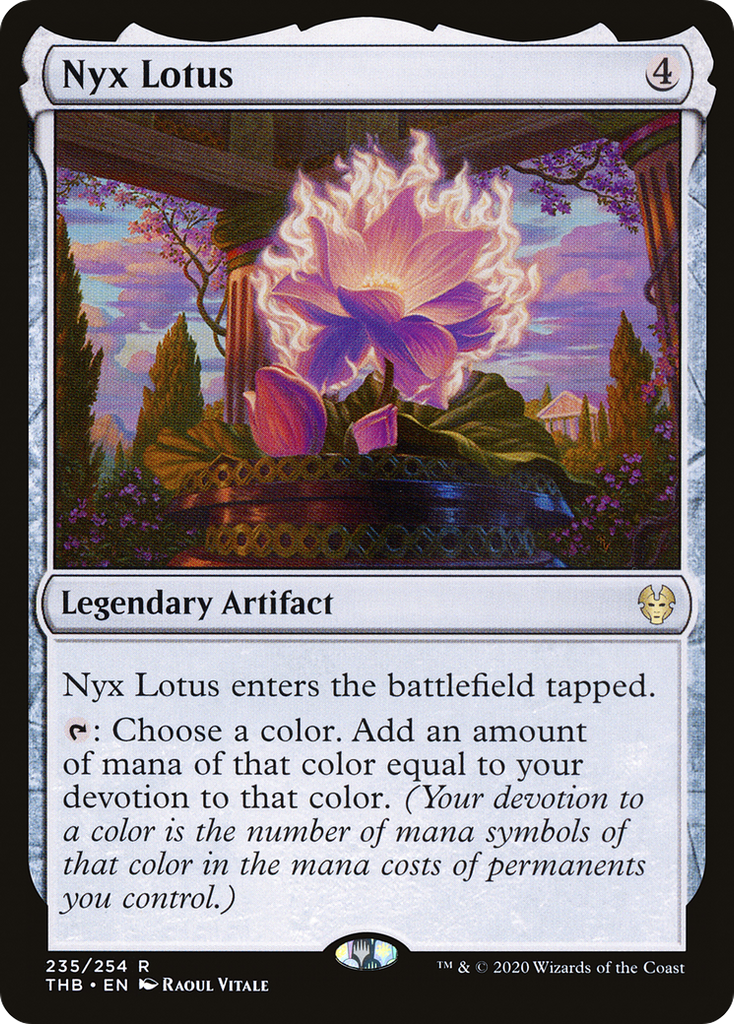 Magic: The Gathering - Nyx Lotus Foil - Theros Beyond Death